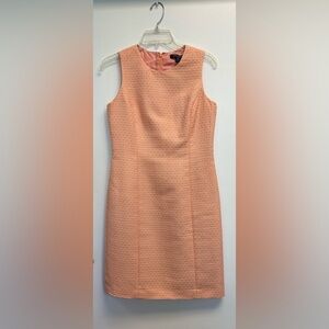 Brooks Brothers Orange Halter Sheath Dress Cocktail